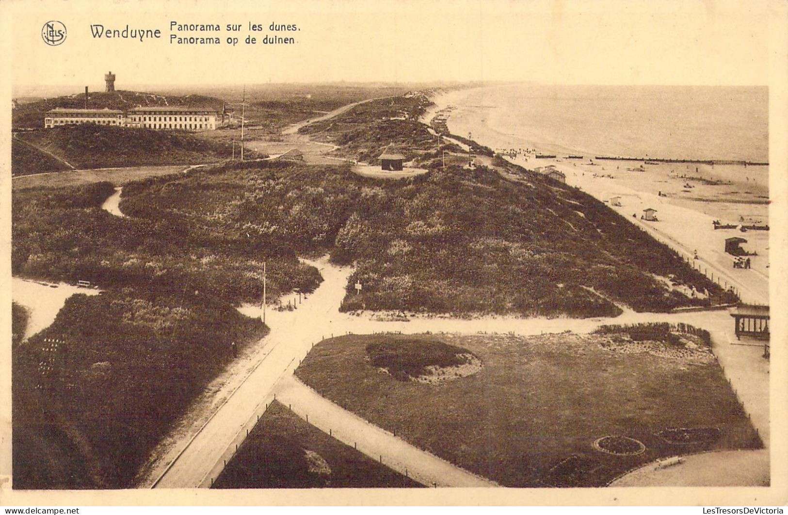 BELGIQUE - Wenduine - Panorama Sur Les Dunes - Carte Postale Ancienne - Wenduine