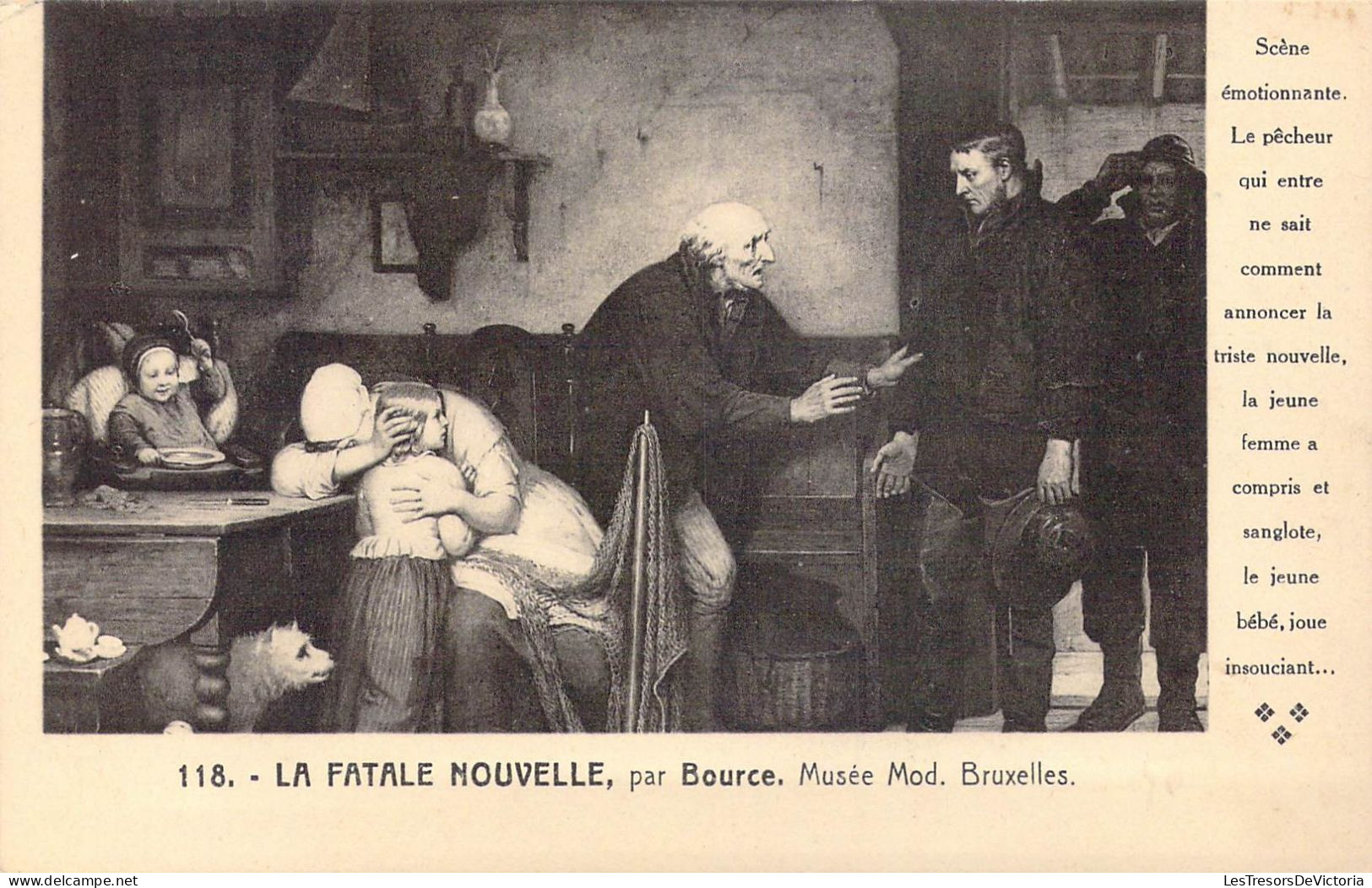 MUSEES - Musée Mod Bruxelles - La Fatale Nouvelle Par Bouce - Carte Postale Ancienne - Musées