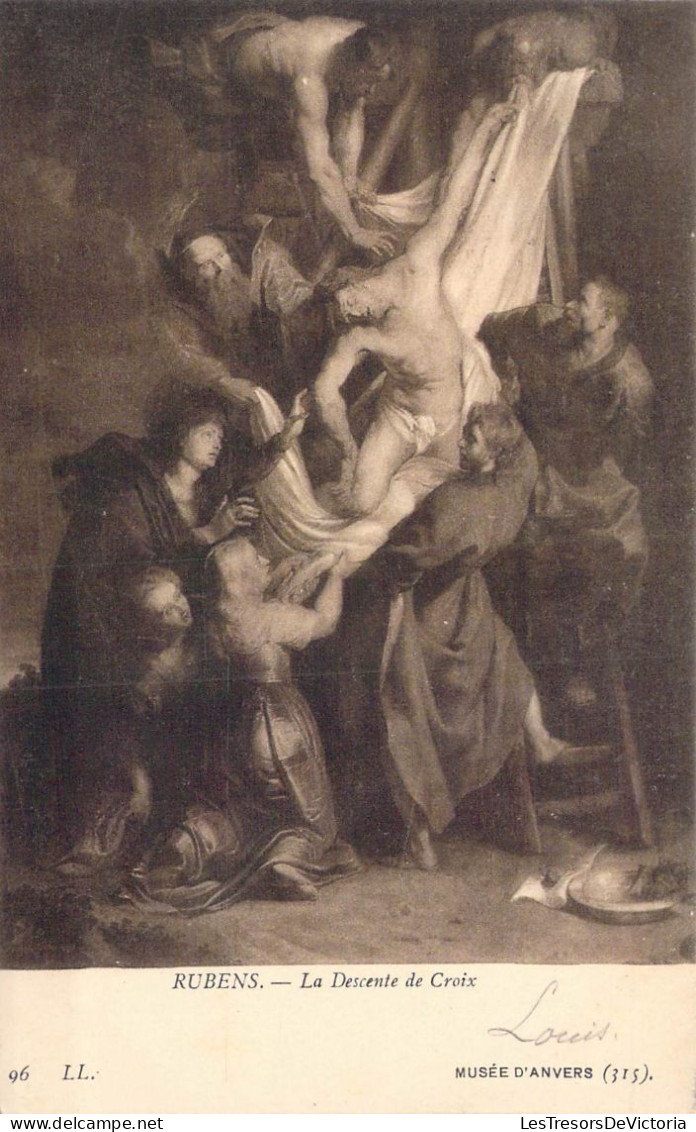 MUSEES - Musée D'Anvers - Rubens - La Descente De Croix - Carte Postale Ancienne - Museum