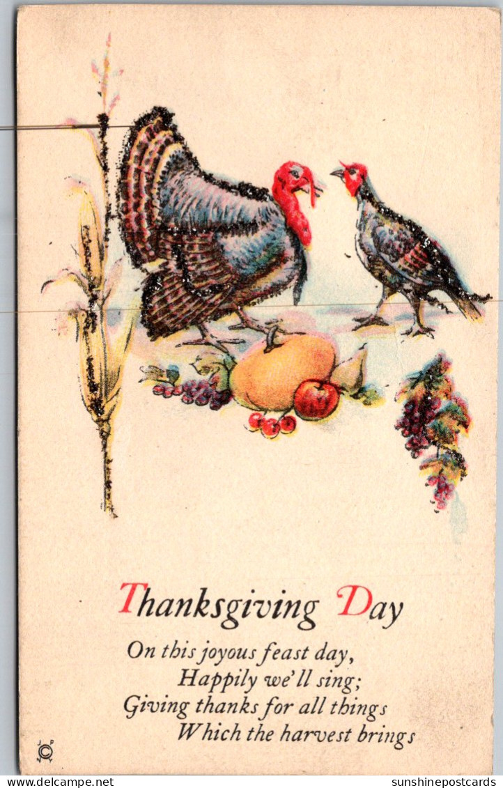 Thanksgiving With Turkeys - Giorno Del Ringraziamento