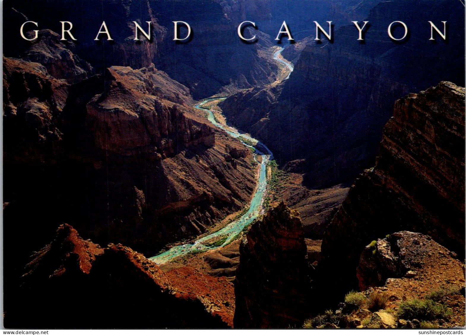 Arizona Grand Canyon Showing Colorado River - Grand Canyon