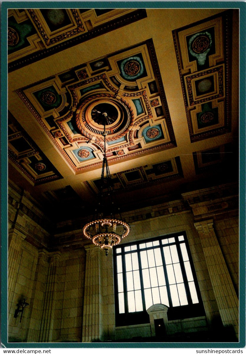 Missouri Kansas City Union Station Grant Hall Oak Leaf Plaster Ceiling - Kansas City – Missouri