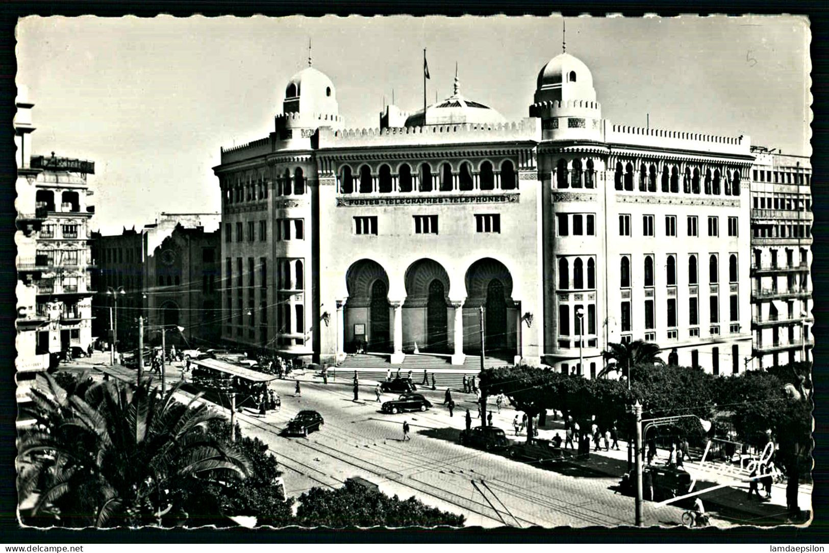 A64  ALGERIE CPSM  ALGER - LA  GRANDE POSTE - Collections & Lots