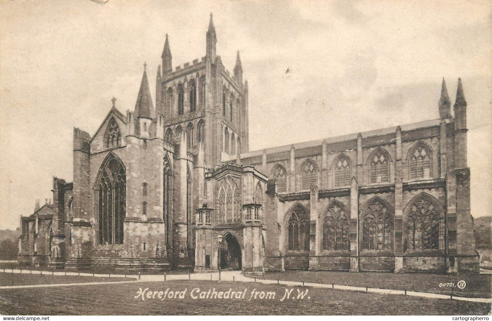 England Hereford Cathedral From Northwest - Herefordshire