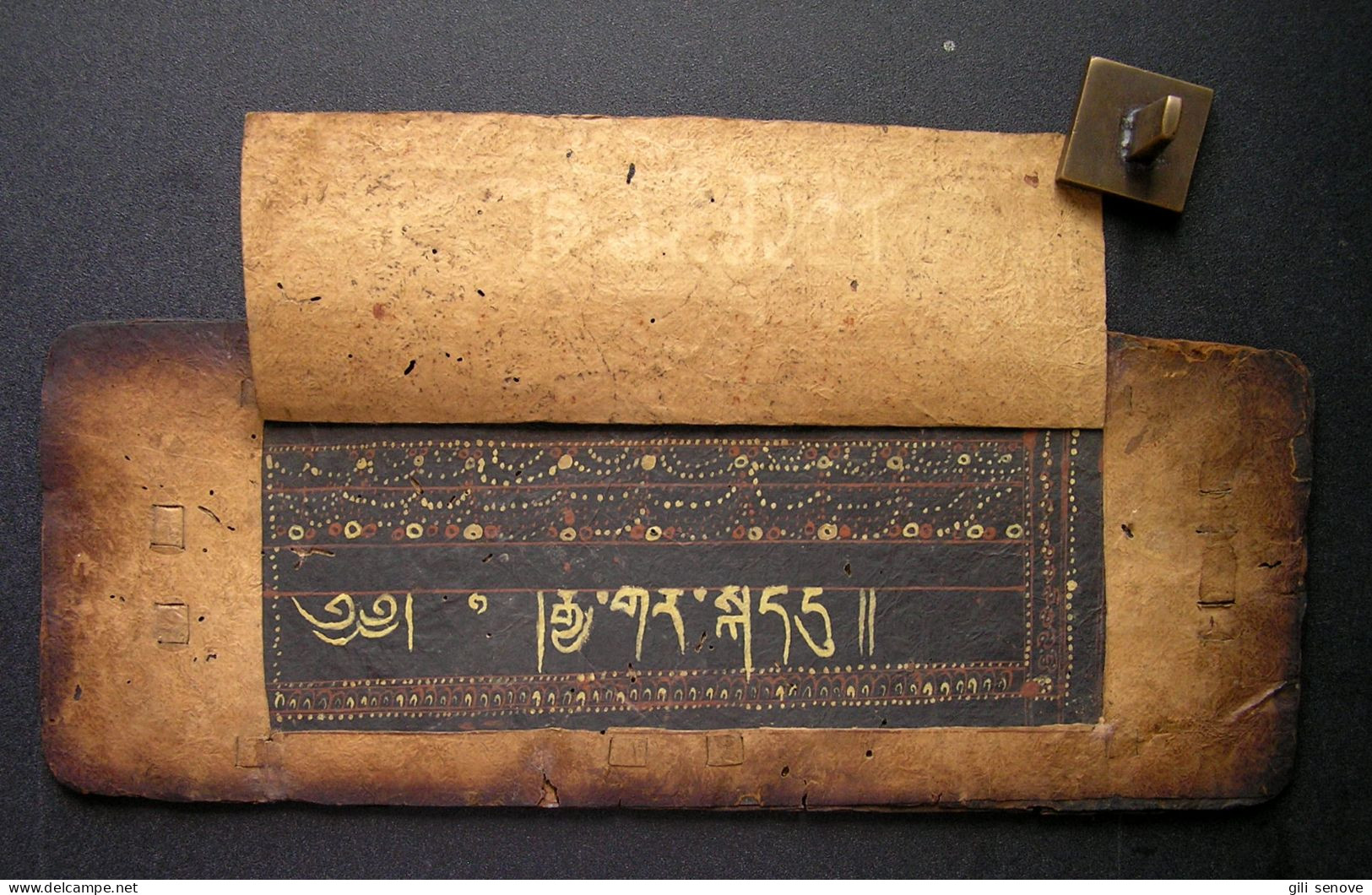Antique Tibetan Buddhist Manuscript 18th Century - Manuscrits