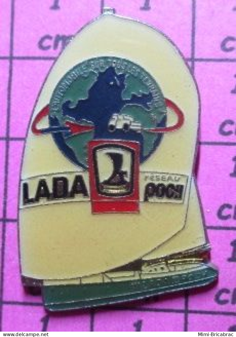 713g Pin's Pins / Beau Et Rare / SPORTS / VOILIER COURSE OCEANIQUE LADA RESEAU POCH - Voile