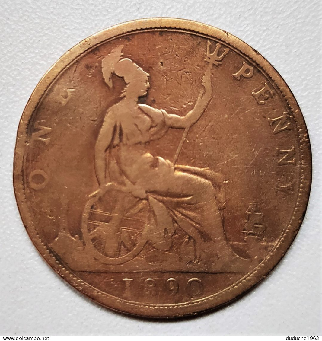 Grande Bretagne - 1 Penny 1890 - D. 1 Penny