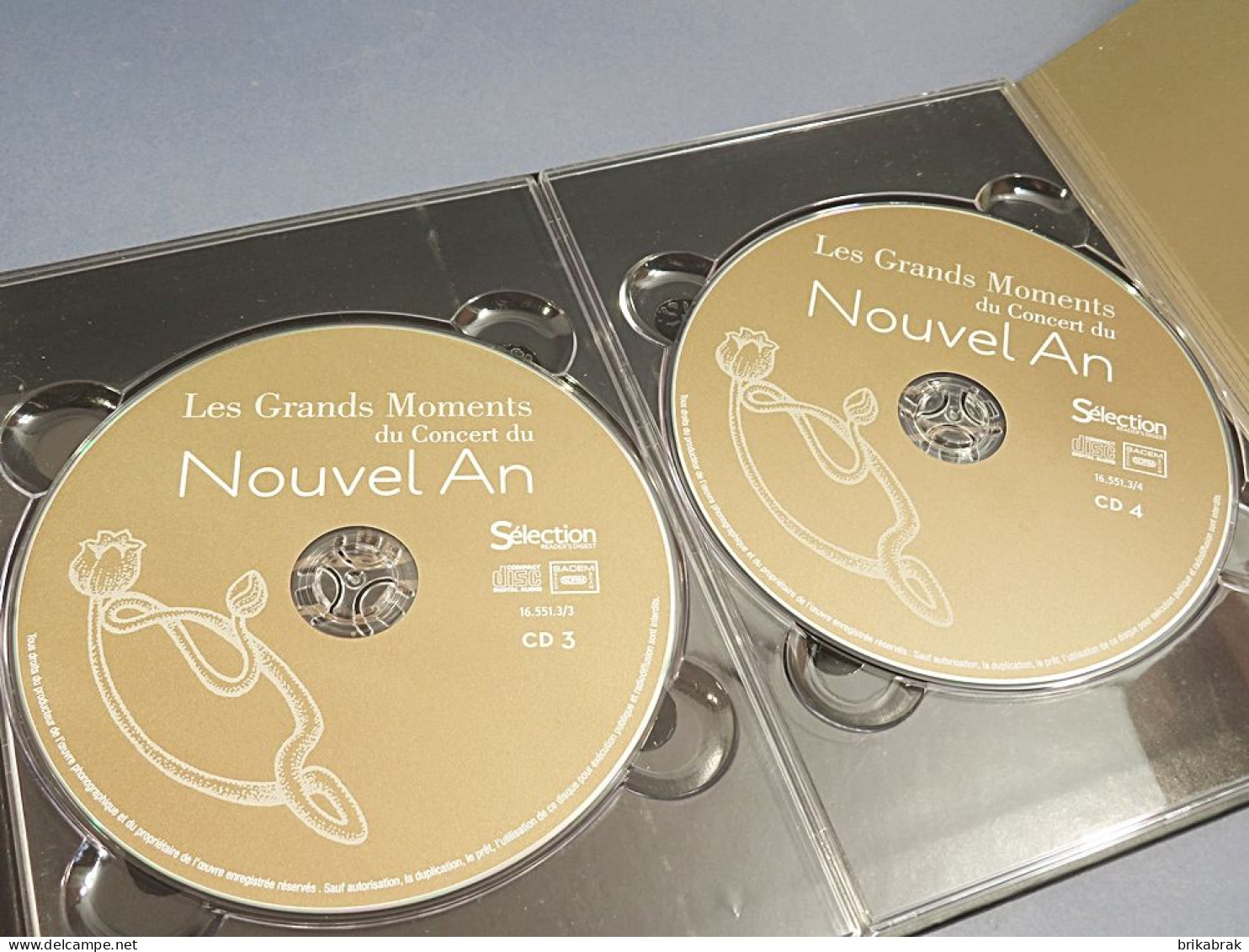 + LIVRET 5 CD CONCERT DU NOUVEL AN A VIENNE @ Musique Orchestre Karajan - Collections Complètes