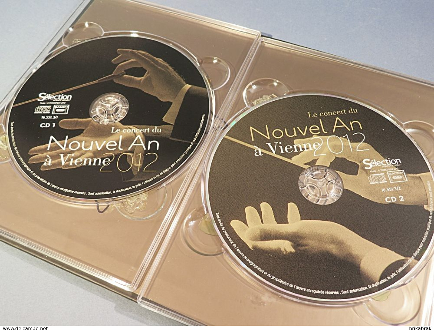 + LIVRET 5 CD CONCERT DU NOUVEL AN A VIENNE @ Musique Orchestre Karajan