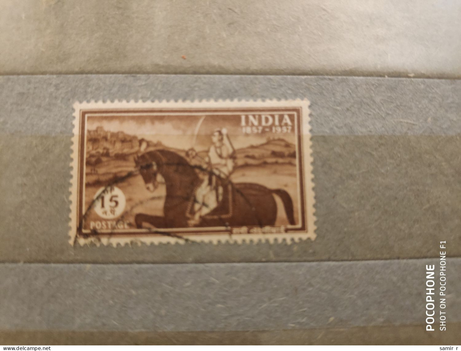 1957 India Horses  (F20) - Oblitérés