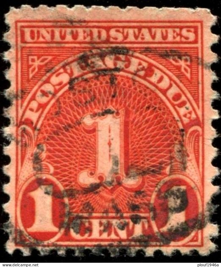 Pays : 174,1 (Etats-Unis)   Yvert Et Tellier N° : Tx   45 A (o) - Postage Due