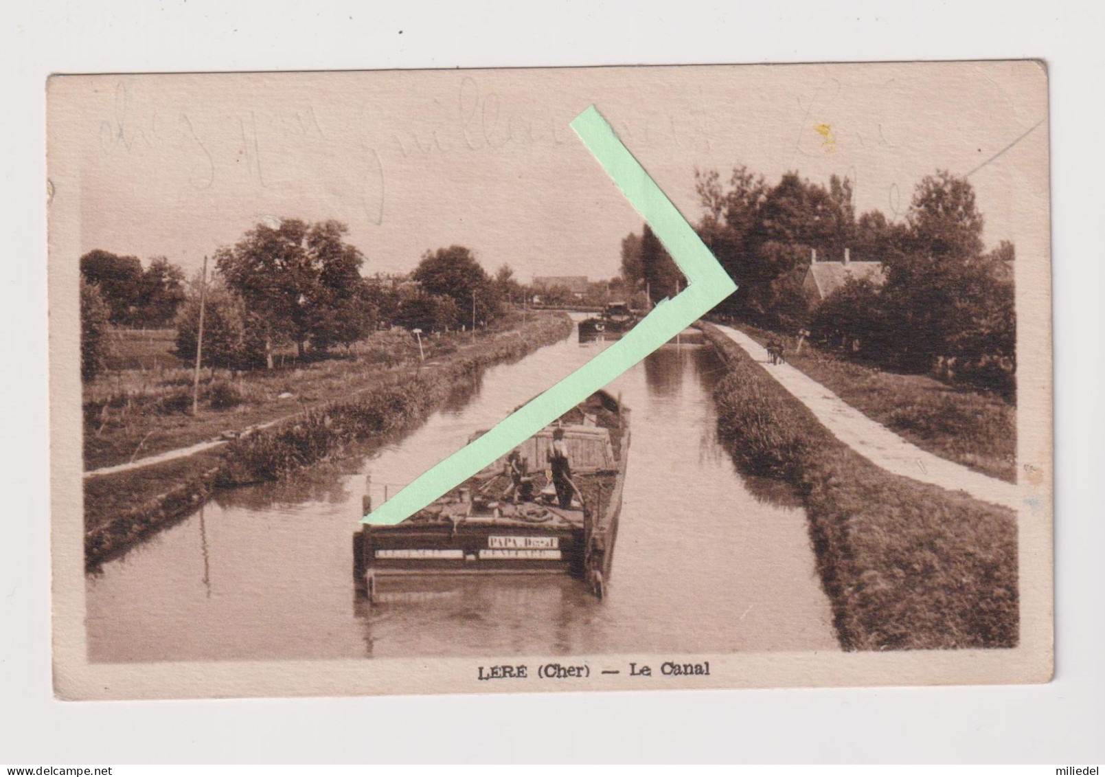 FB329 - LERE - Le Canal - Péniche " PAPA " - Lere