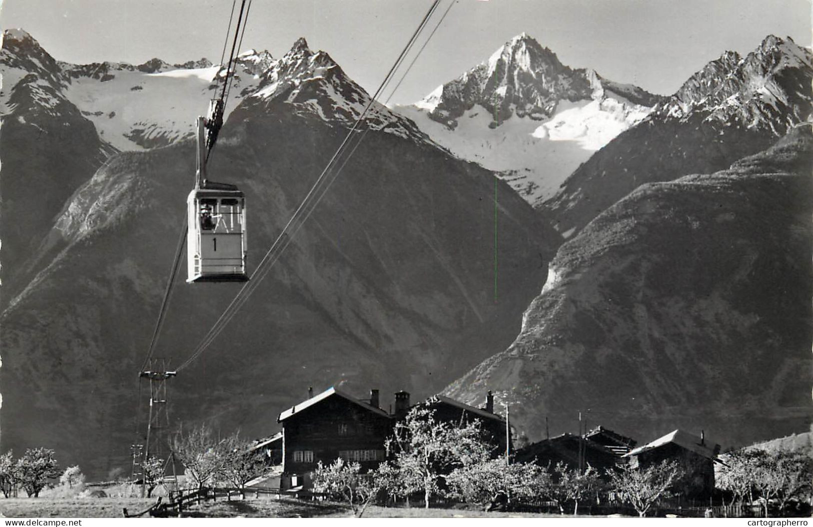 Switzerland Luftseilbahn Raron Unterbach - Unterbäch