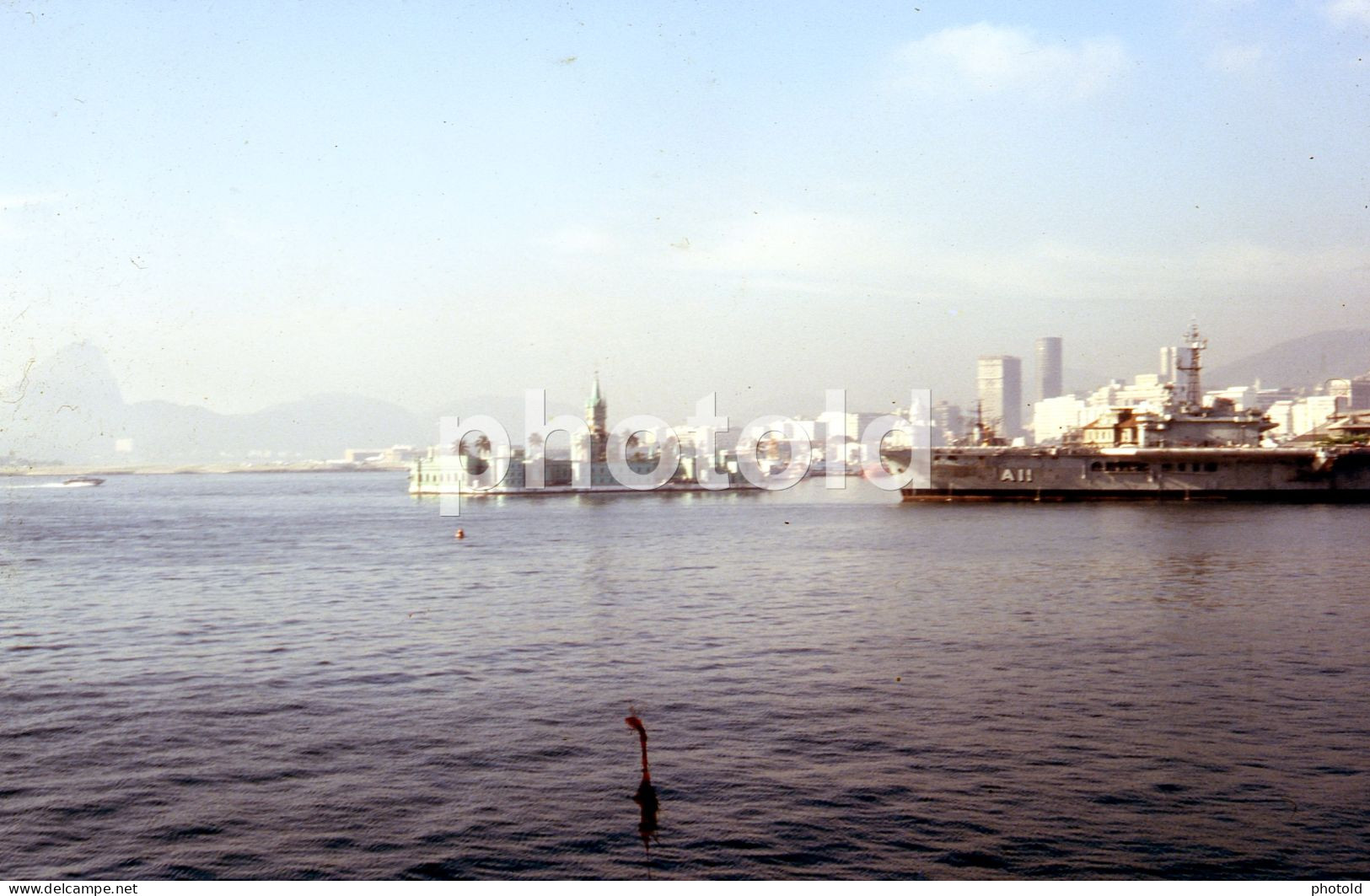 4 SLIDES 70s WAR SHIP VESSEL CARRIER NAVIO GUERRA MARINHA RIO BRASIL BRAZIL 35mm DIAPOSITIVE SLIDE NO PHOTO FOTO NB2649 - Diapositives