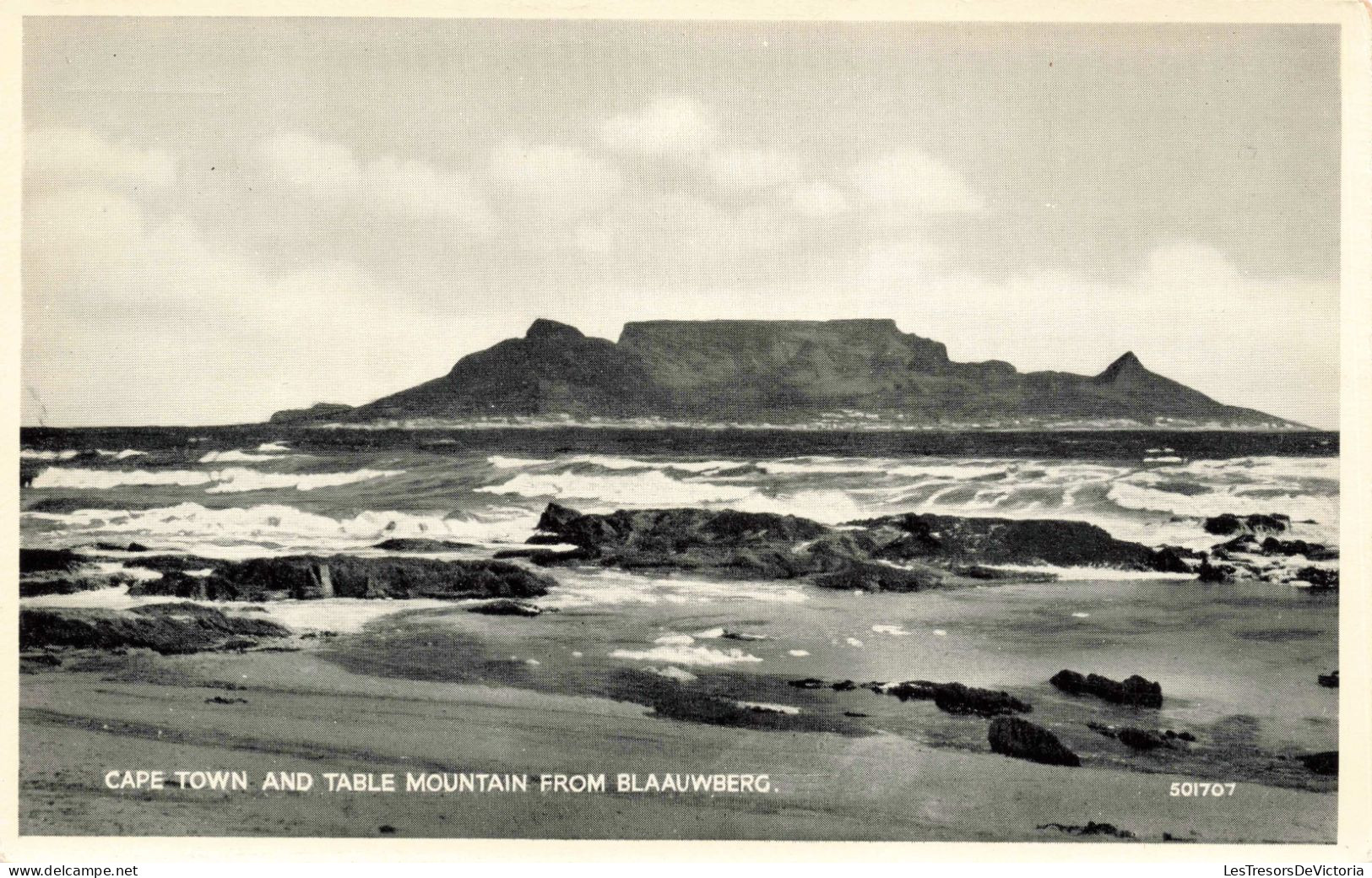 AFRIQUE DU SUD - Cape Town And Table Mountain From Blaauwberg - Carte Postale Ancienne - Zuid-Afrika