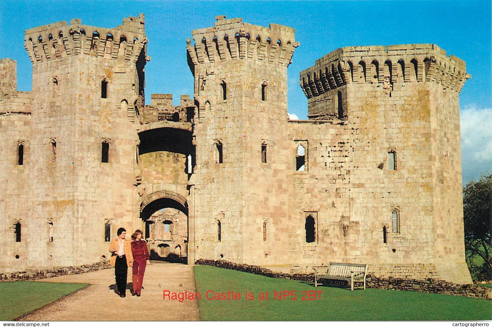 Wales Raglan Castle Historical Landmark - Monmouthshire