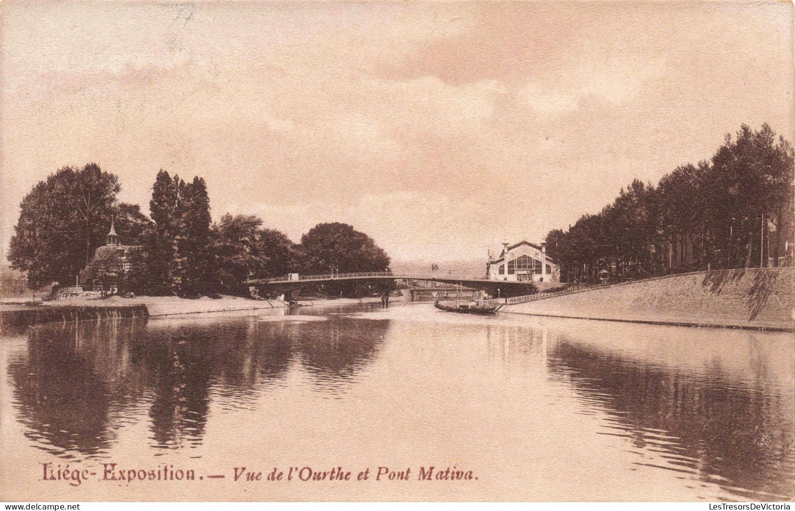 BELGIQUE - Liège - Exposition - Vue De L'Ourthe Et Le Pont Mativa - Carte Postale Ancienne - Liège