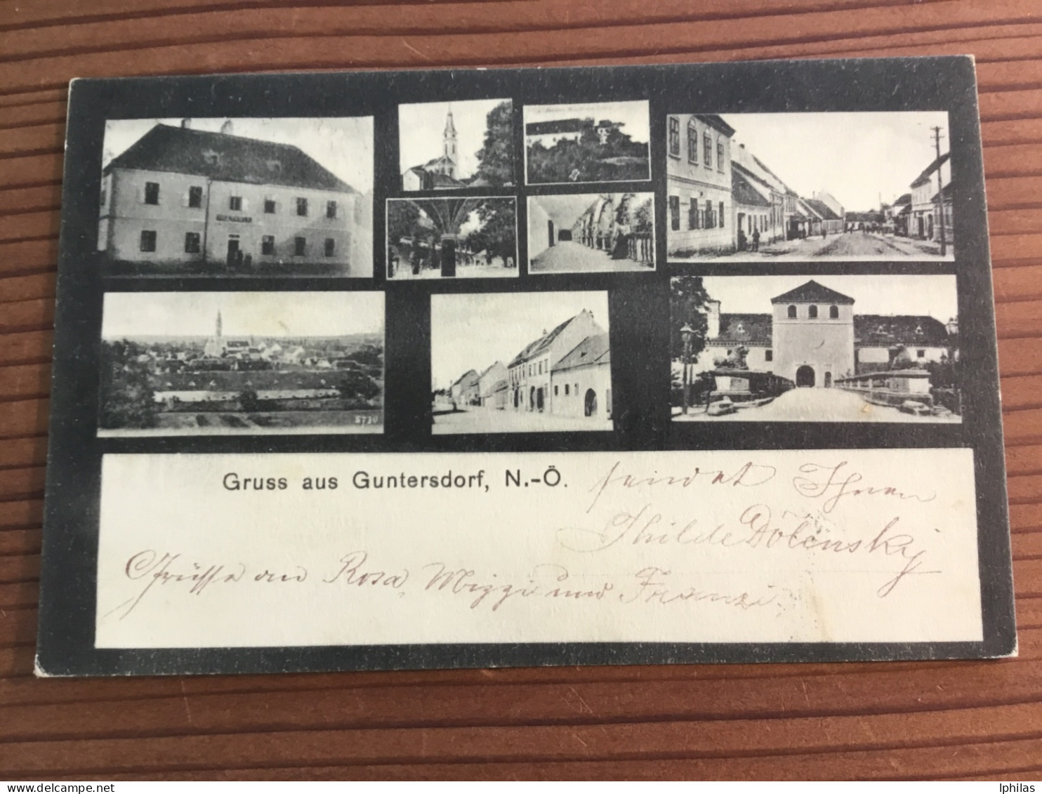 Gruss Aus Guntersdorf Um 1915 - Gutenstein