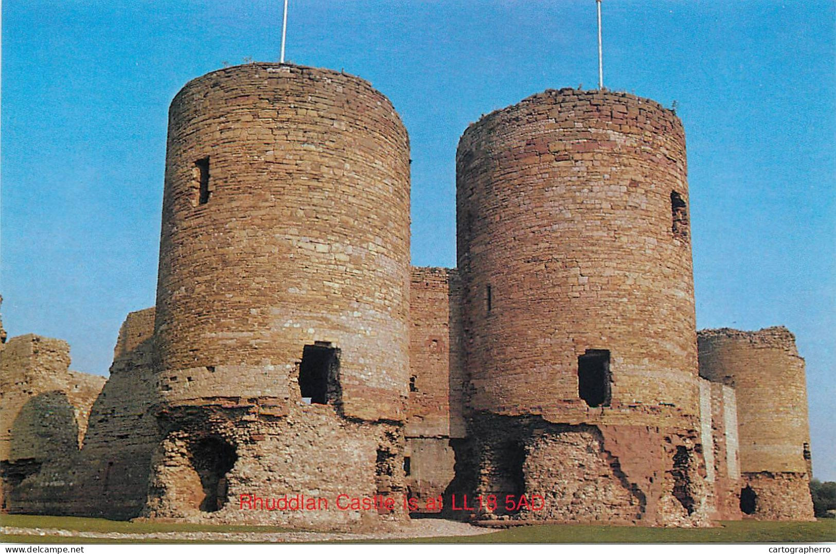 Wales Ruddlah Castle - Denbighshire