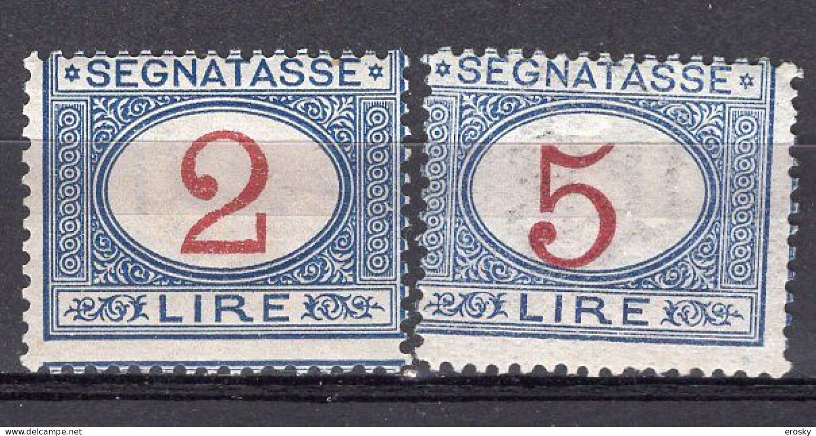 Z6186 - ITALIA REGNO TASSE SASSONE N°29/30 ** - Portomarken