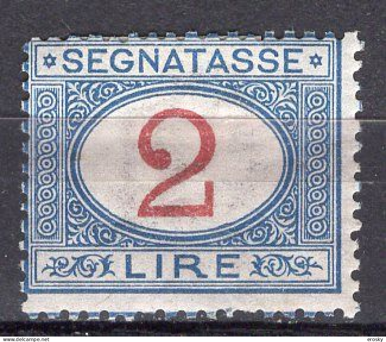 Z6187 - ITALIA REGNO TASSE SASSONE N°29 * - Segnatasse