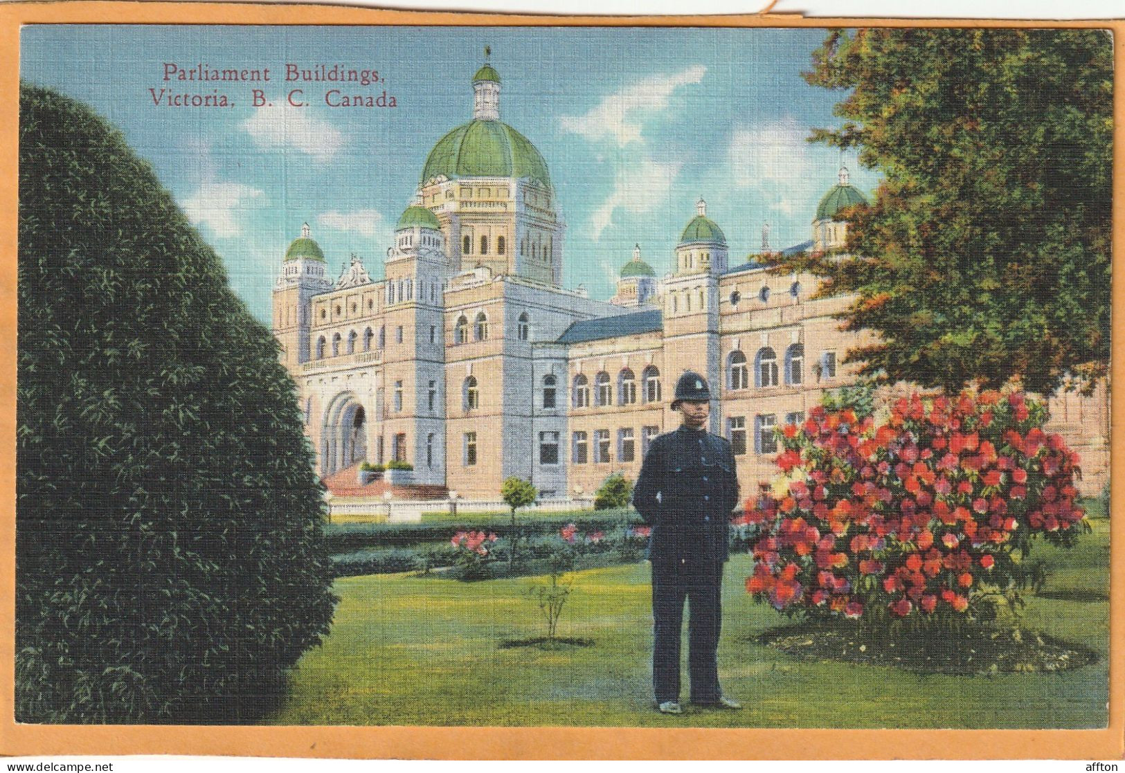 Victoria BC Canada Old Postcard - Victoria