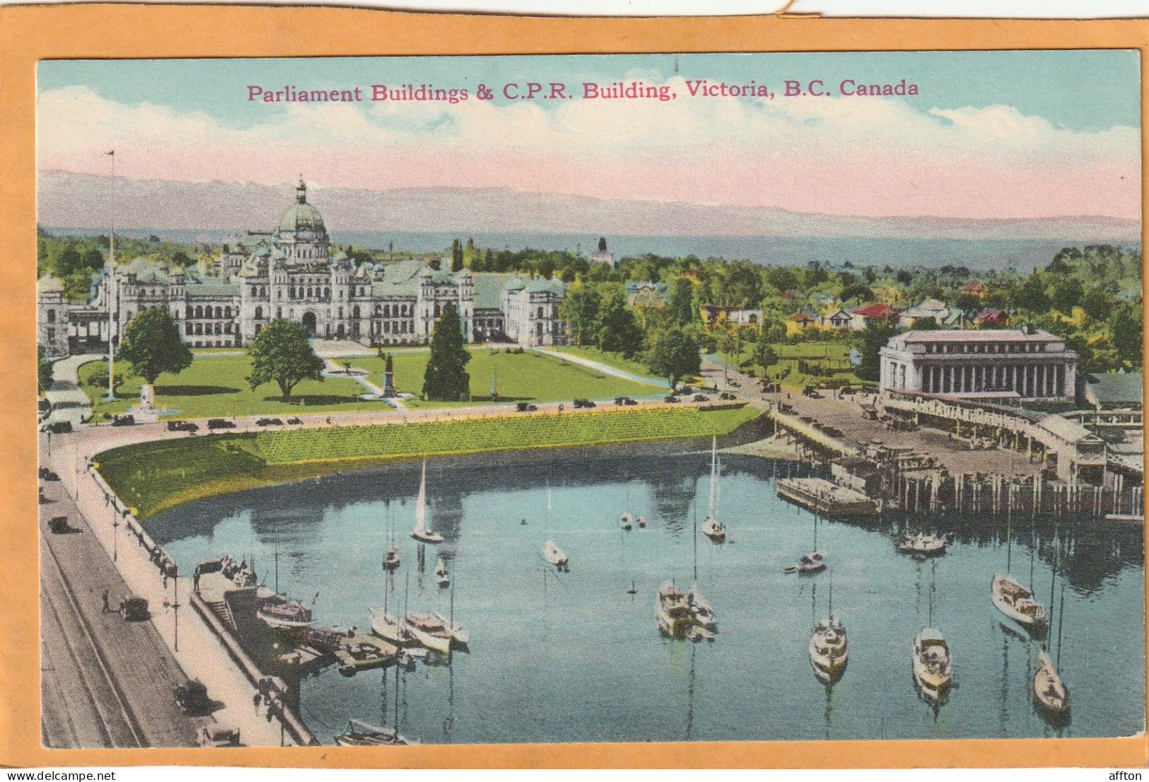 Victoria BC Canada Old Postcard - Victoria