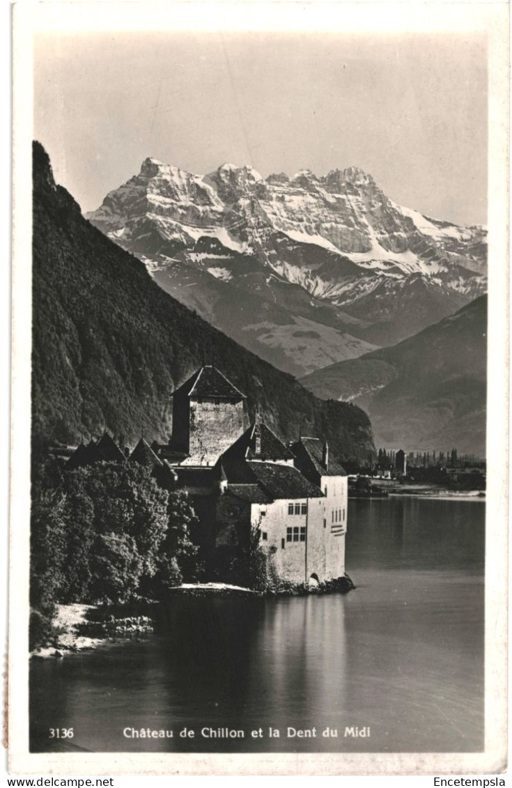 CPA  Carte Postale Suisse   Veytaux  Château De Chillon Et Dents Du Midi   VM69869 - Veytaux