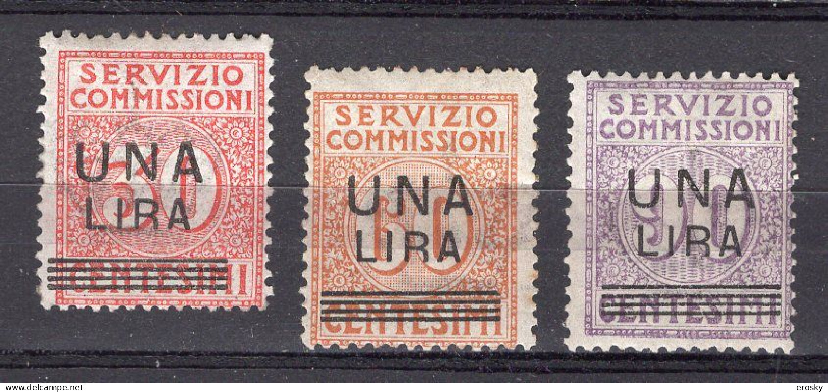 Z6194 - ITALIA REGNO COMMISSIONI SASSONE N°4/6 ** - Postage Due