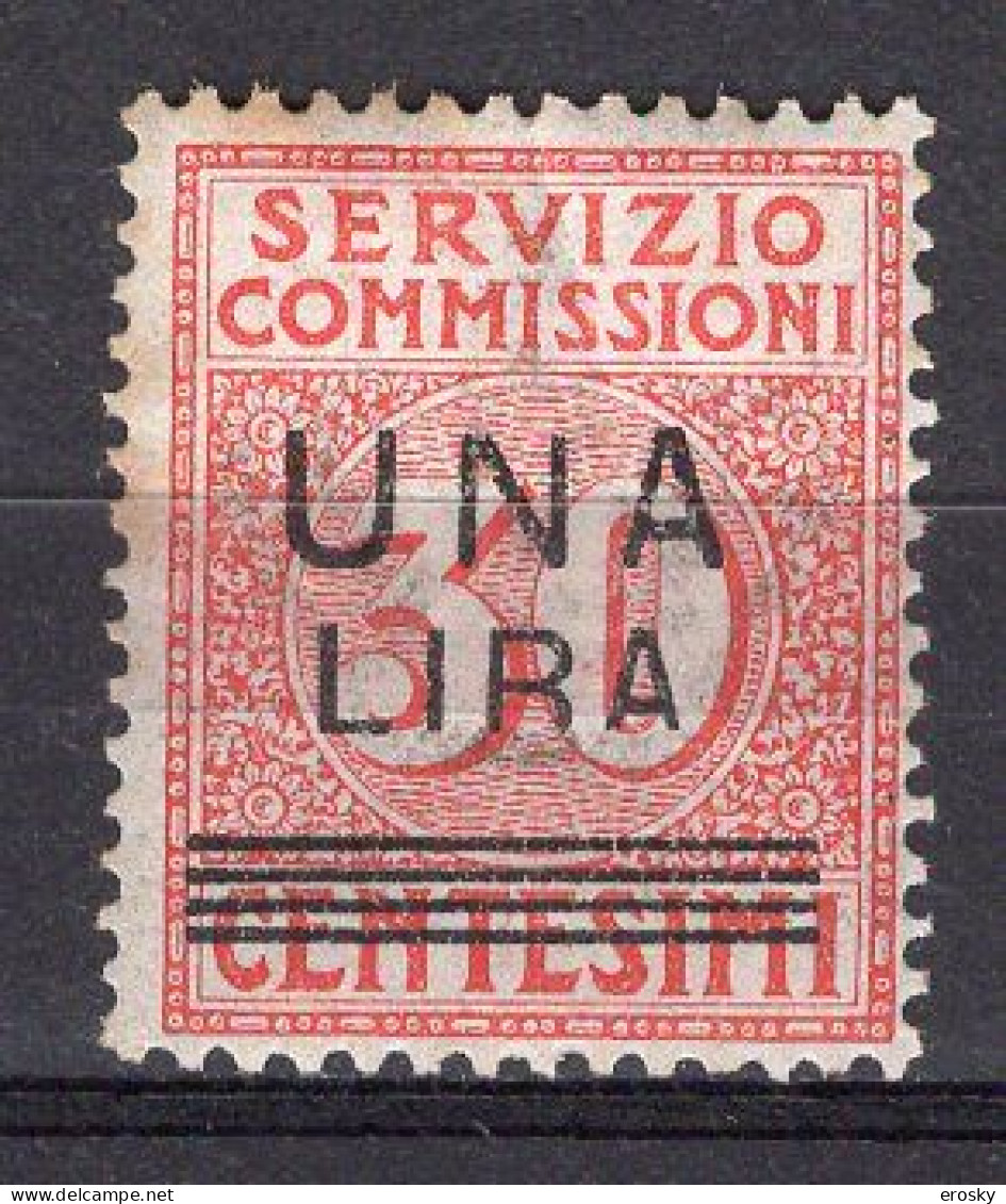 Z6196 - ITALIA REGNO COMMISSIONI SASSONE N°4 * - Taxe