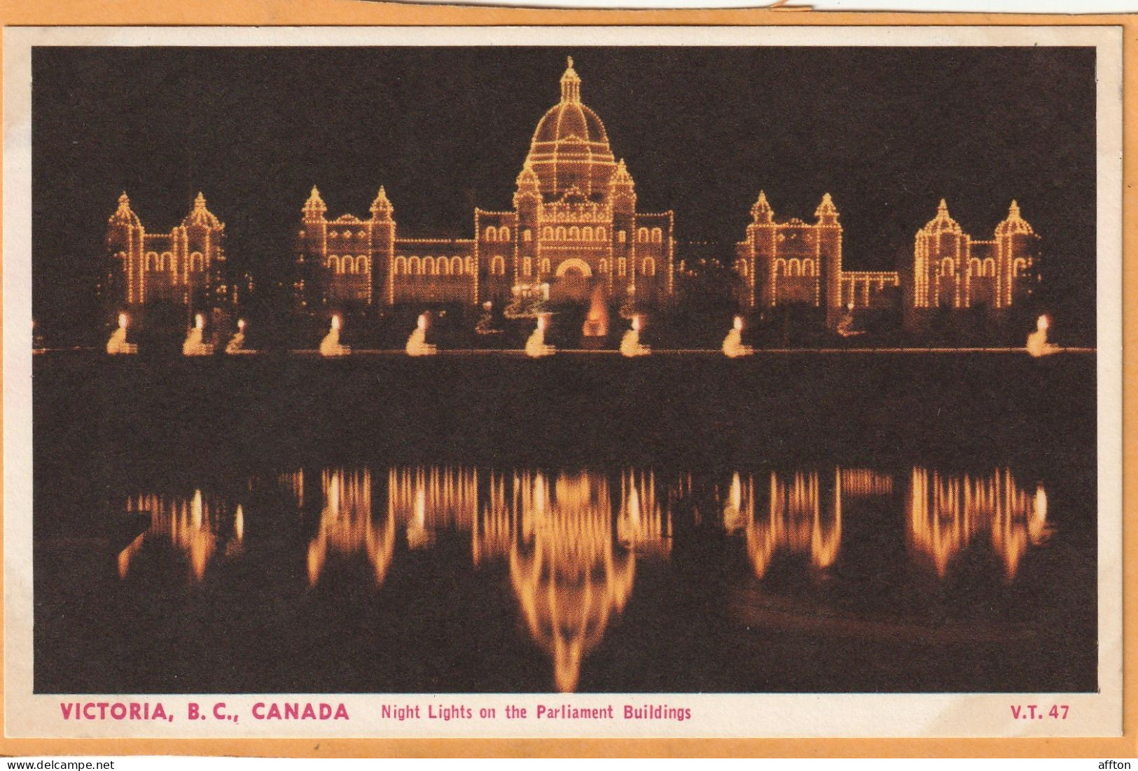 Victoria BC Canada Old Postcard - Victoria