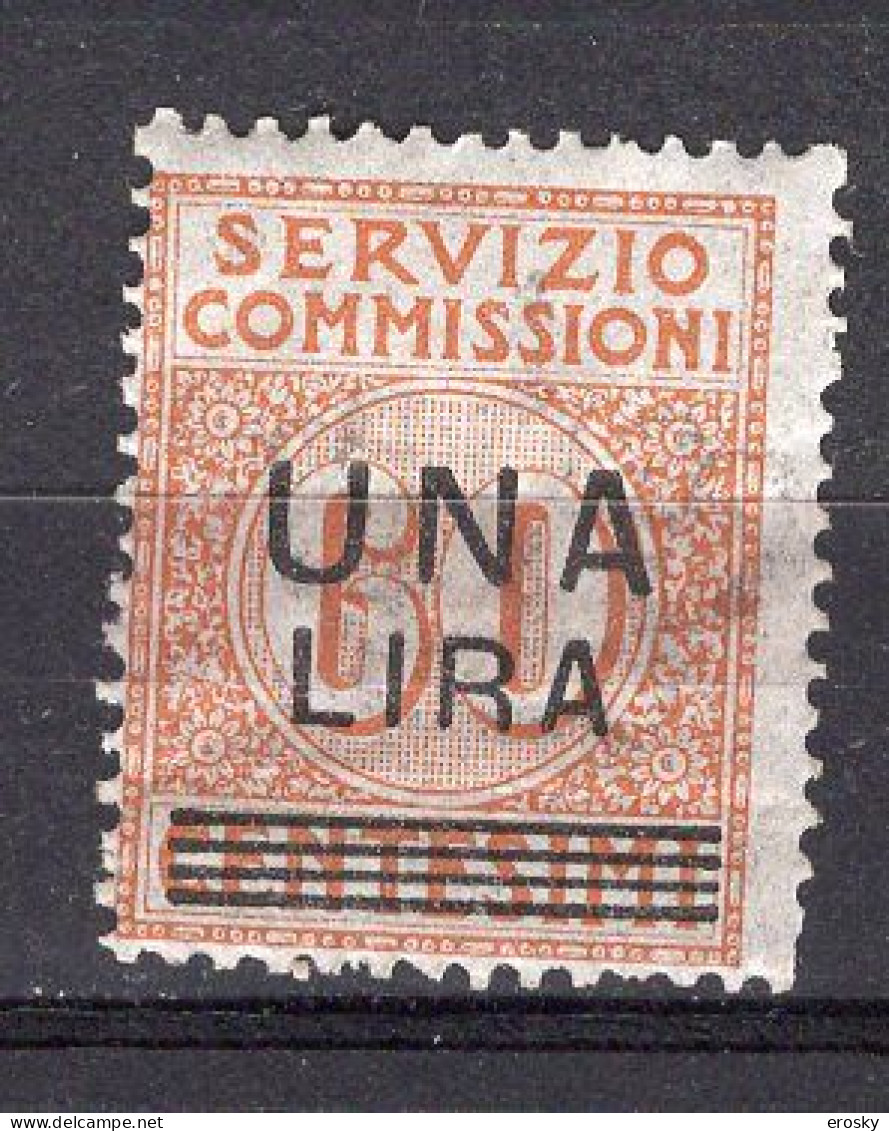 Z6197 - ITALIA REGNO COMMISSIONI SASSONE N°5 * - Taxe