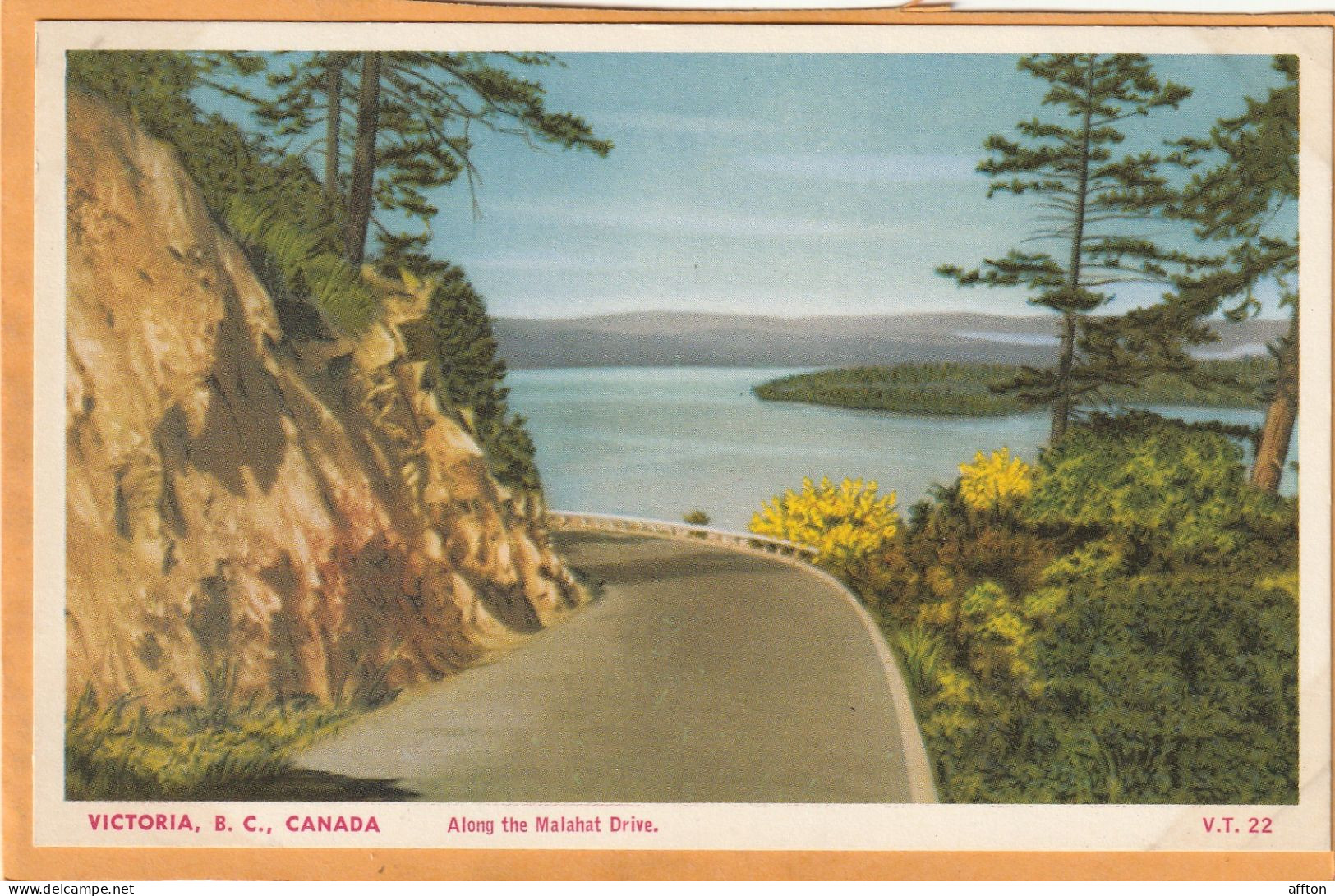 Victoria BC Canada Old Postcard - Victoria