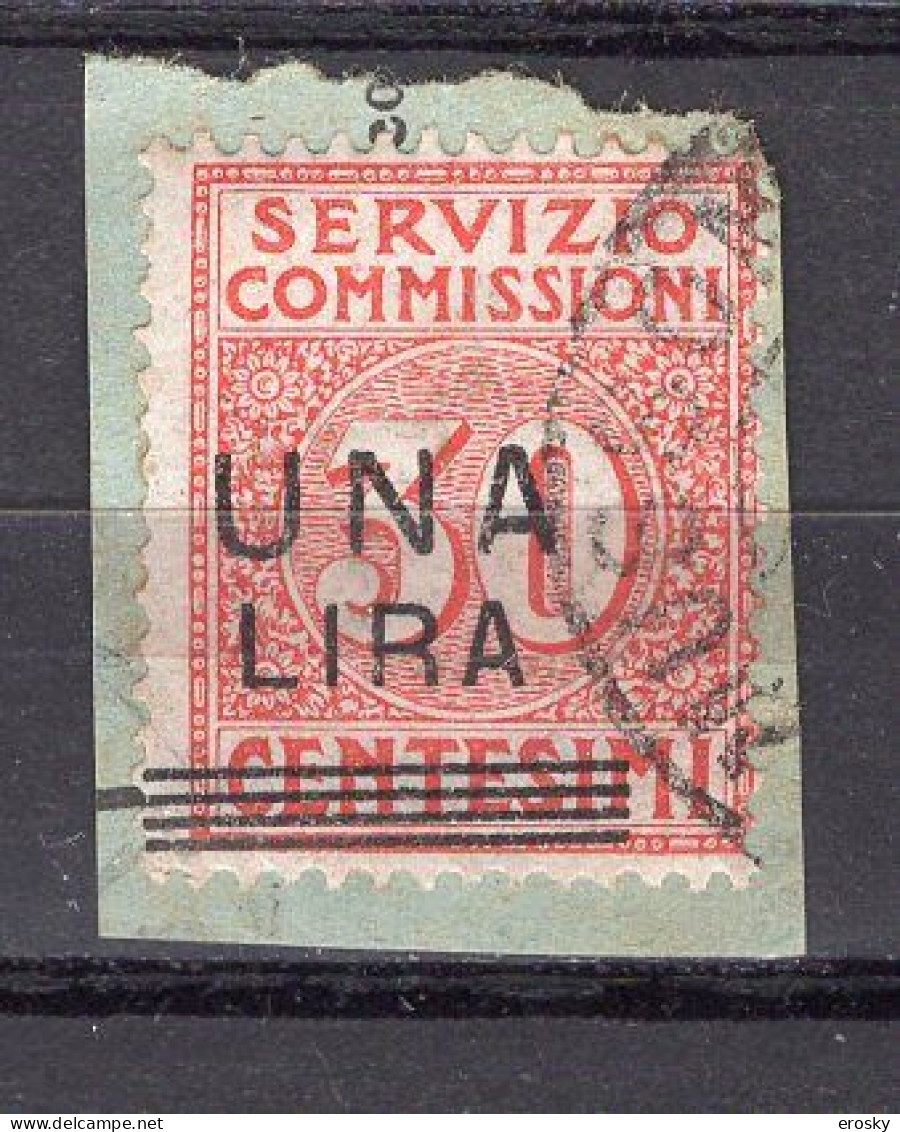 Z6199 - ITALIA REGNO COMMISSIONI SASSONE N°4 FIRMATO - Postage Due