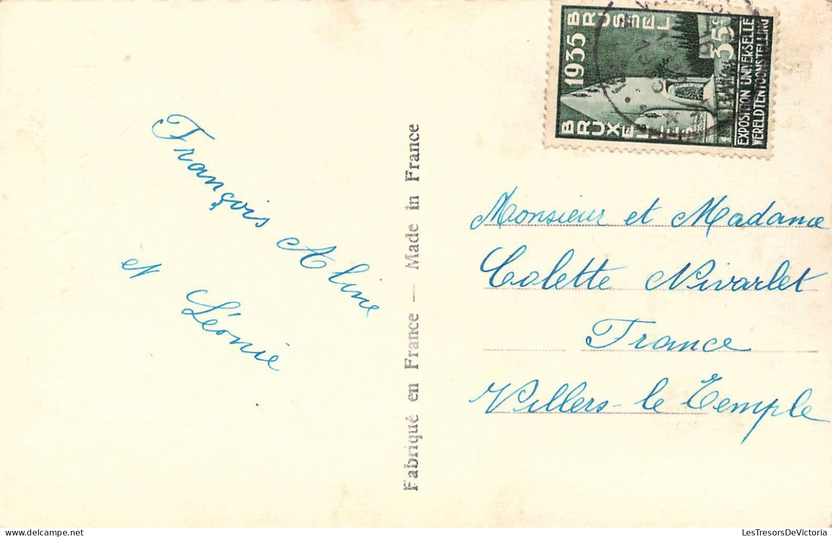 COUPLES - Fantaisie - Voeux De Bonheur - Noces - Mariage - Regard - Carte Postale Ancienne - Couples