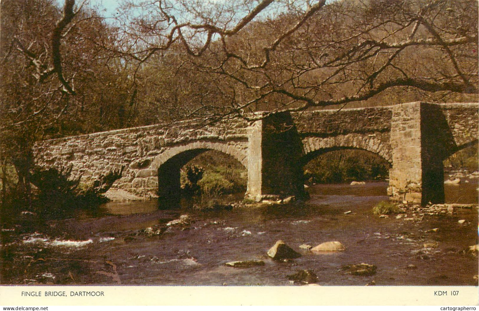 England Dartmoor Fingle Bridge - Dartmoor