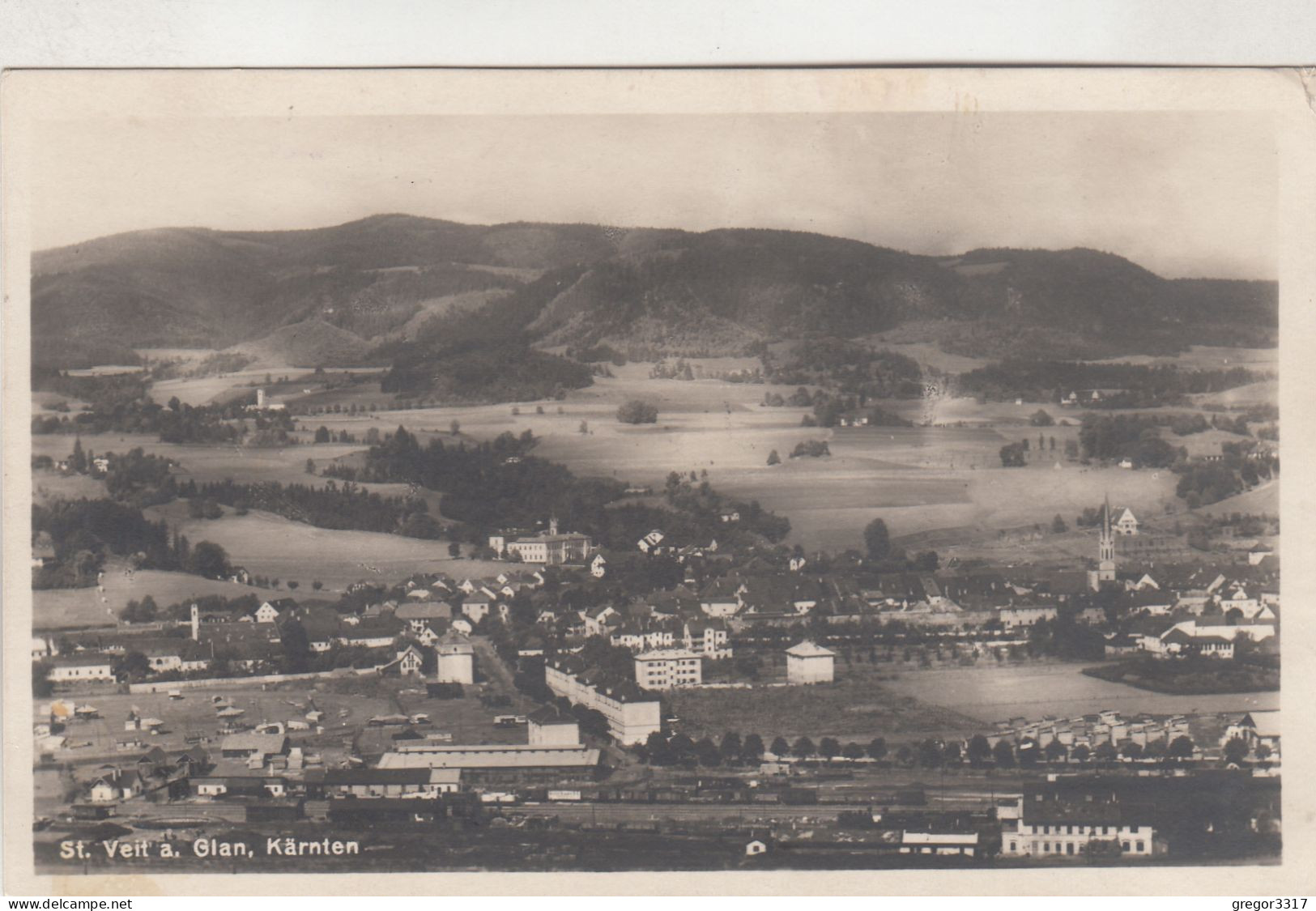 D2256) ST. VEIT A. GLAN - Kärnten - Sehr Schöne Alte FOTO AK 1927 Mit Häuser U. Wiesen - St. Veit An Der Glan