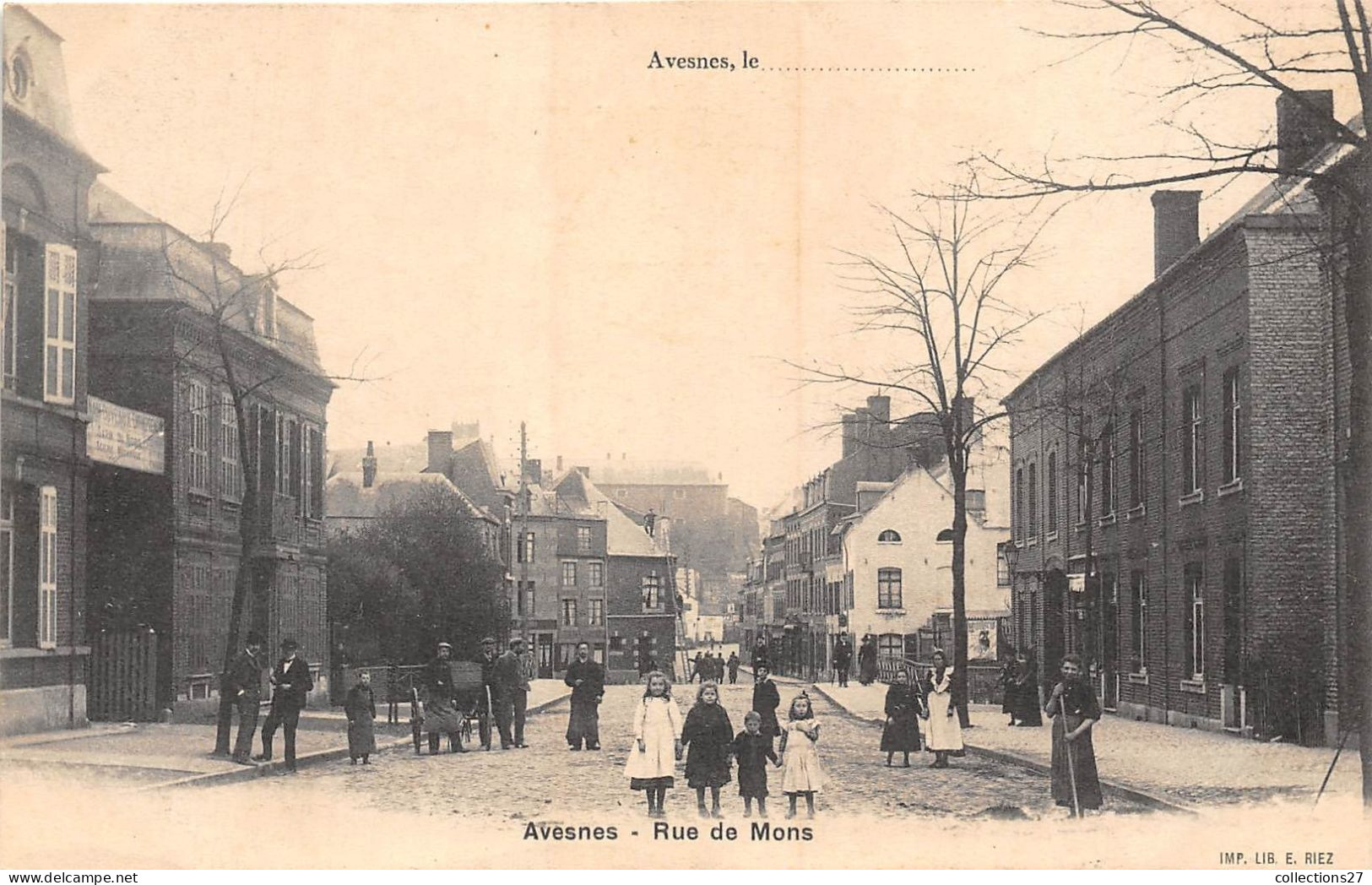 59-AVESNES- RUE DE MONS - Avesnes Sur Helpe