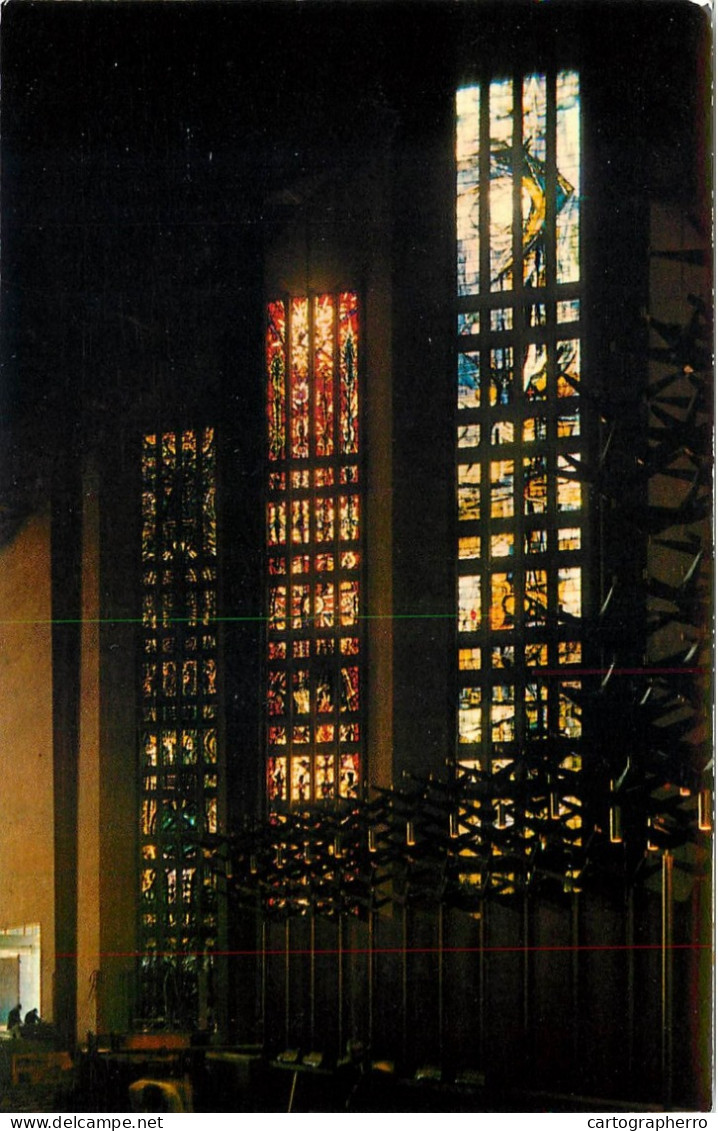 England Coventry Cathedral Three Of The Nave Windows - Coventry