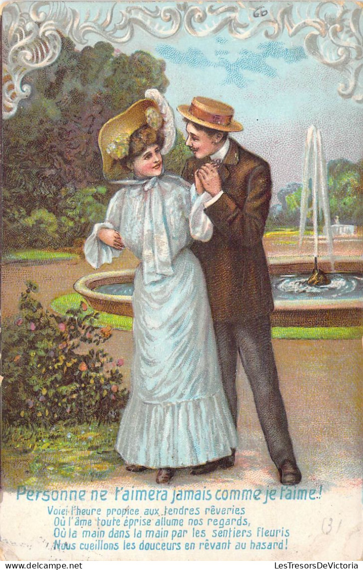 COUPLES - Personne Ne T'aimera Jamais Comme Je T'aime - Carte Postale Ancienne - Paare