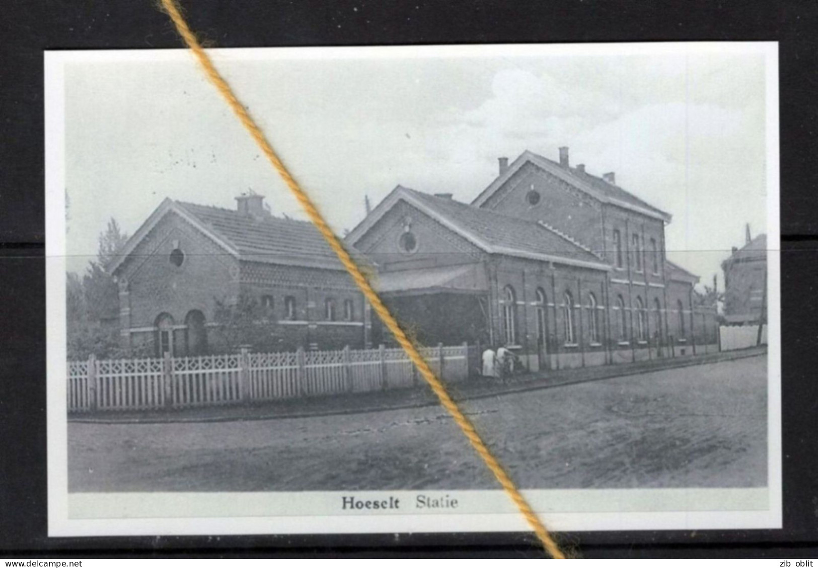 PHOTO HOESELT LIMBURG LIMBOURG STATION GARE BAHNHOF REPRO - Hoeselt