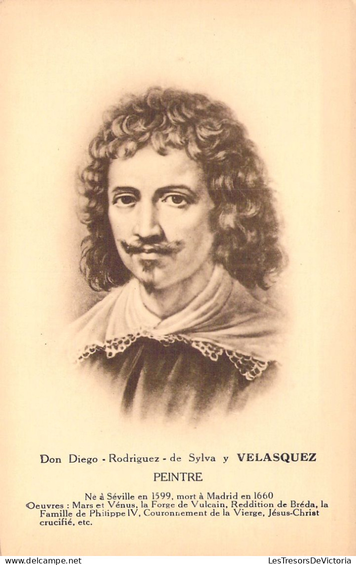 ART - PEINTURE - Célébrité - Don Diego Rodriguez De Sylva Y VELASQUEZ - Carte Postale Ancienne - Artistes