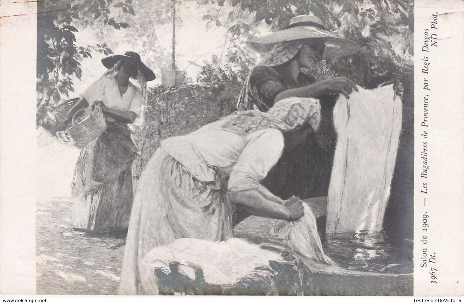 ART - PEINTURE - Les Bugadières De Provence - Regis DEVGAS - Carte Postale Ancienne - Malerei & Gemälde