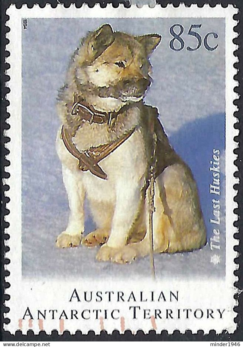 AUSTRALIAN ANTARCTIC TERRITORY (AAT) 1994 QEII 85c Multicoloured, Departure Of Huskies From Antarctica SG106 FU - Gebruikt
