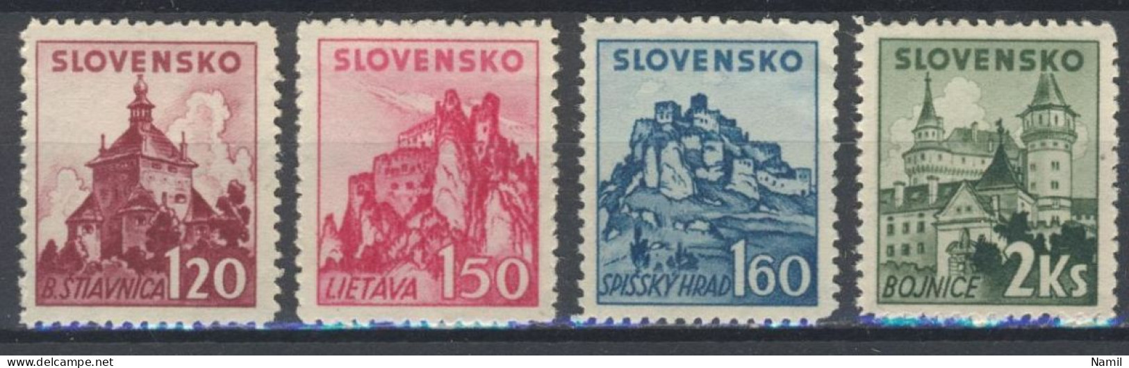 Slovaquie 1941 Mi 81-4 (Yv 54-7), (MNH)** - Neufs