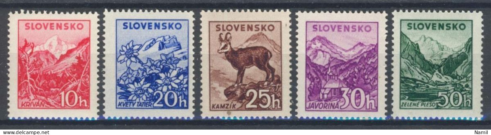 Slovaquie 1944 Mi 142-6 (Yv 112-6), (MNH)** - Nuevos