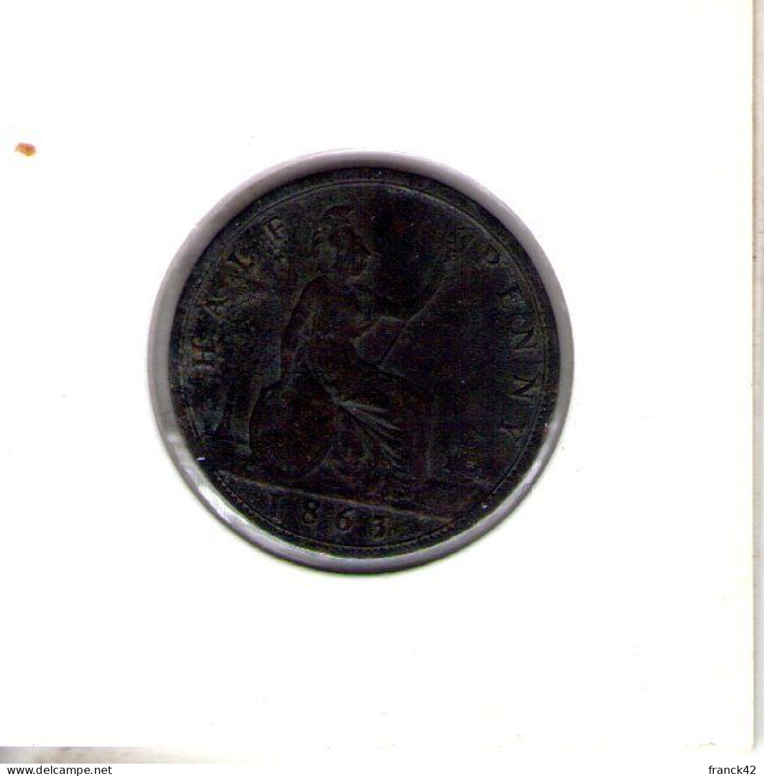 Grande Bretagne. Half Penny. Victoria. 1863 - C. 1/2 Penny