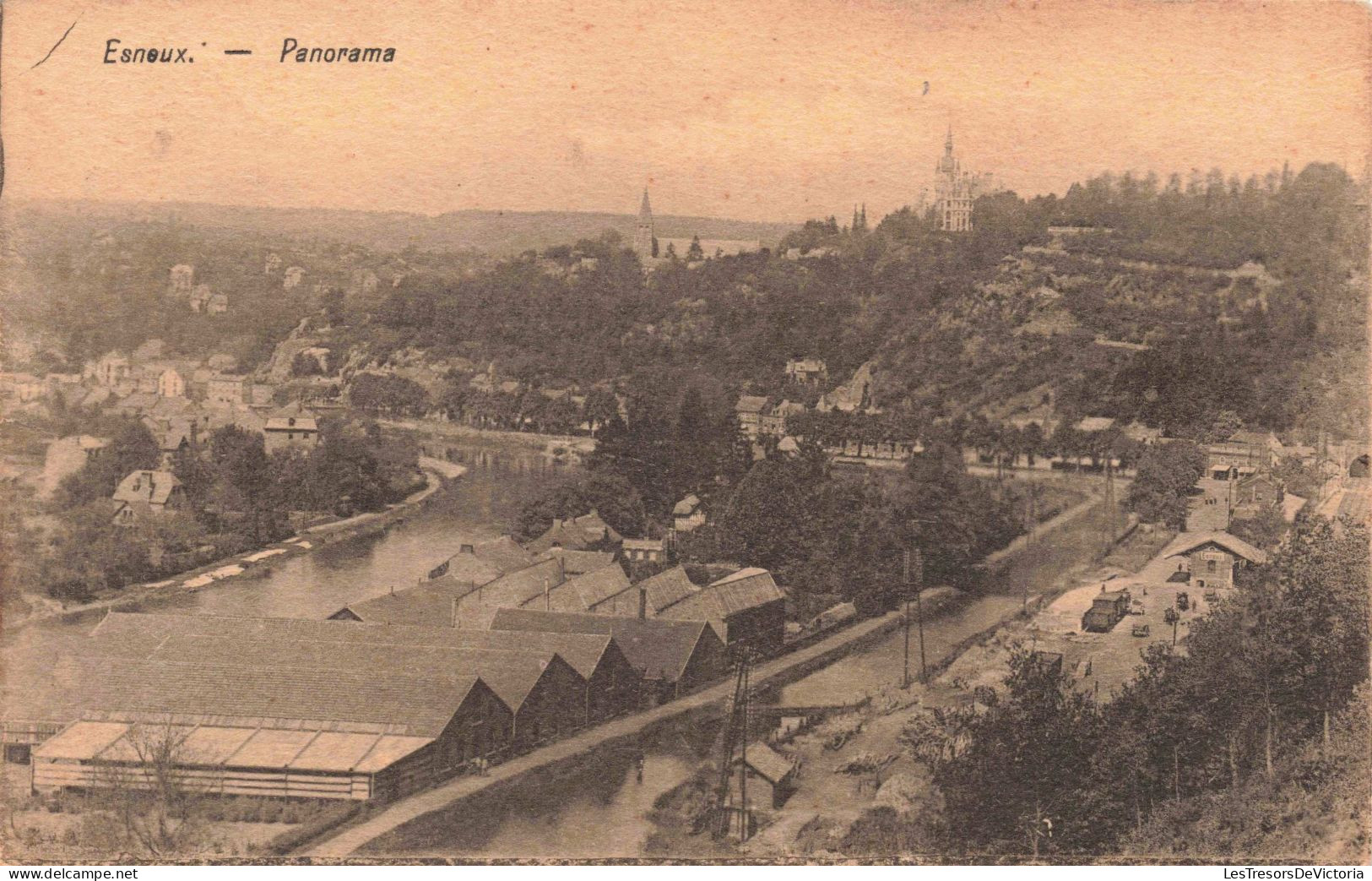 BELGIQUE - Esneux - Panorama - Animé - Carte Postale Ancienne - Esneux