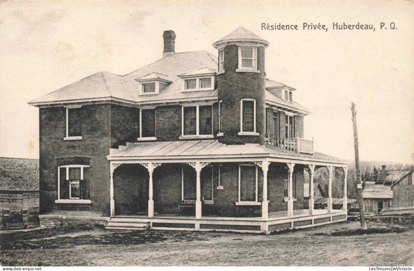 BÂTIMENTS ET ARCHITECTURE - Résidence Privée, Huberdeau, PQ - Carte Postale Ancienne - Monuments