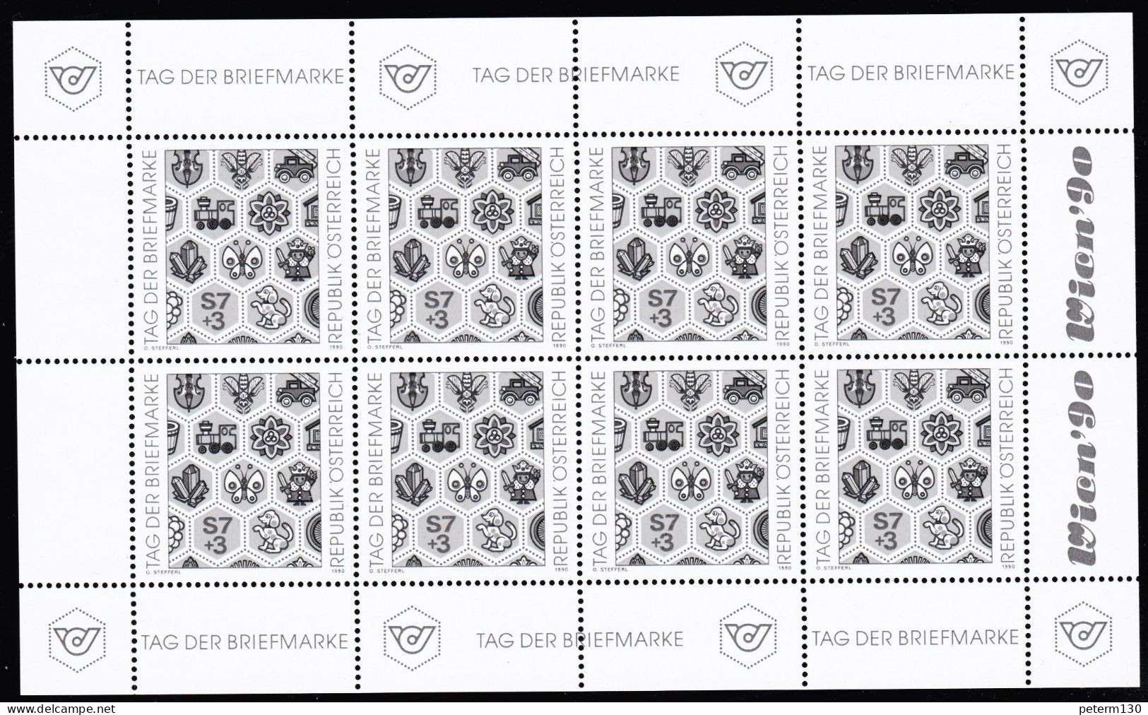 L7329 - ANK 2022, Kleinbogen, Schwarzdruck, € 30,00 - Altri & Non Classificati